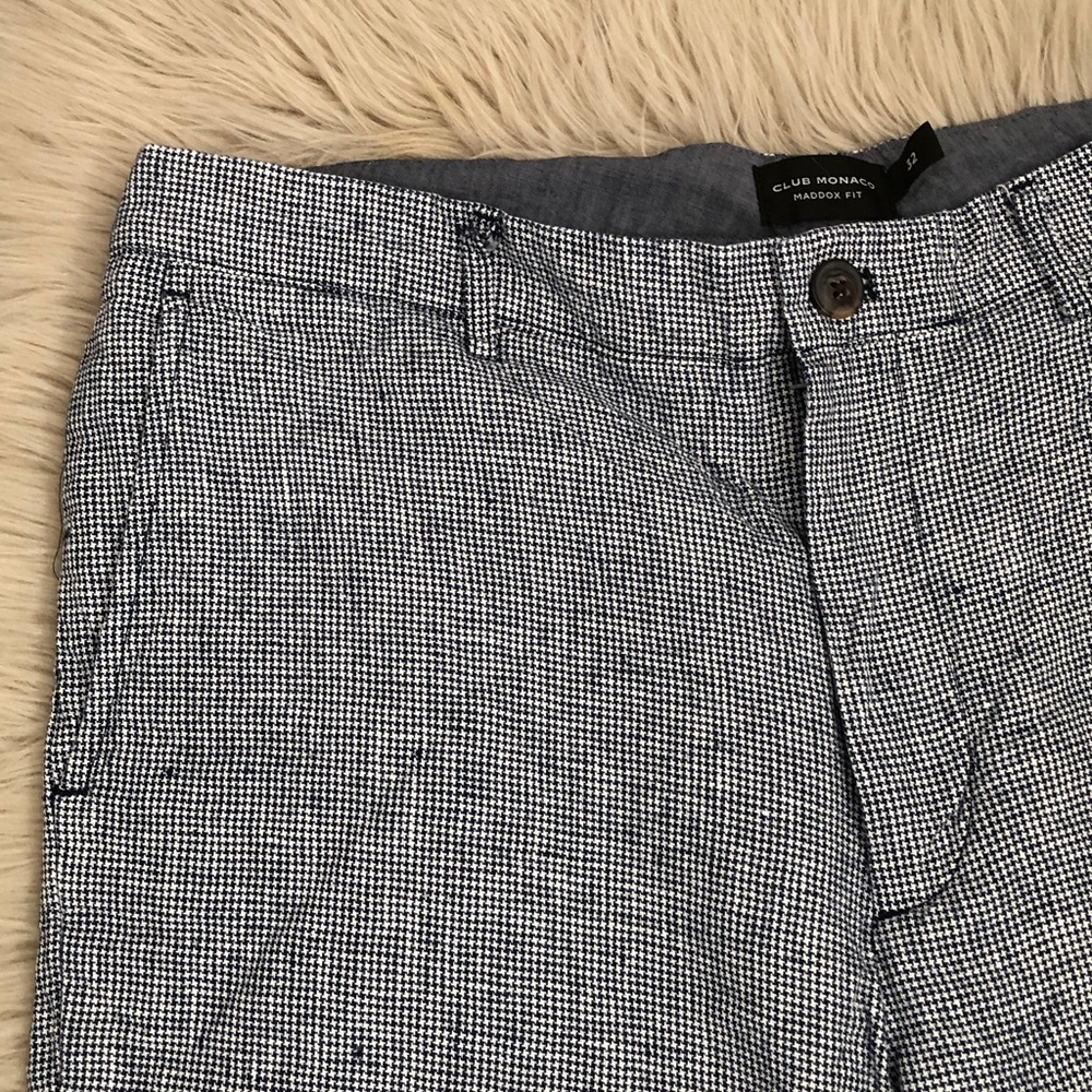 CLUB MONACO Maddox Fit 100% Linen Men’s  Shorts  | 32 - Picture 4 of 12